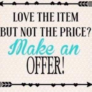 😊Make me an offer 😊